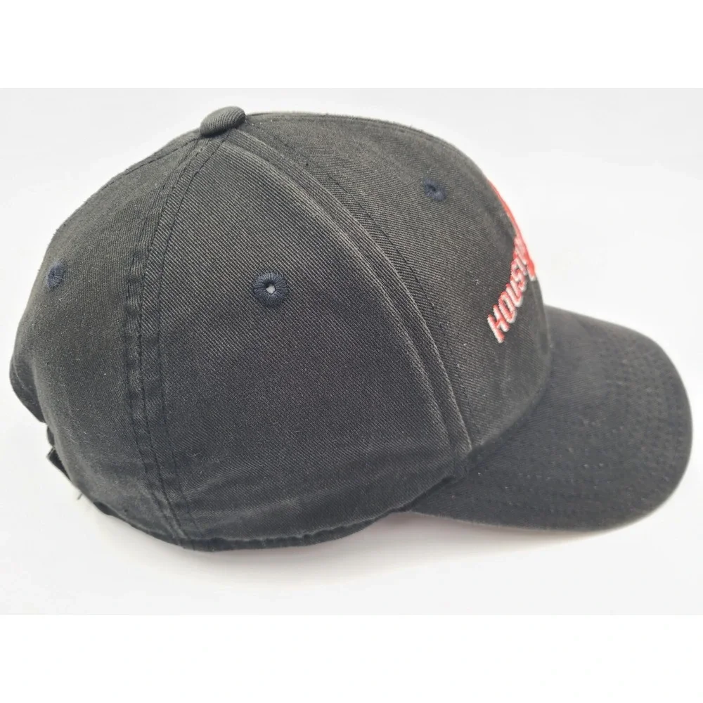 Houston Rockets Adidas Adjustable Hat Cap Dad Men Women NBA Basketball Black Red